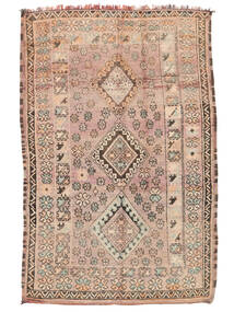 Tkany Ręcznie Berber Moroccan - Mid Atlas Vintage 190X294 Dywan Wełniany Brunatny/Pomarańczowy Dywan 