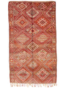  Berber Moroccan - Mid Atlas Vintage Dywan 177X308 Nowoczesny Tkany Ręcznie Ciemnoczerwony/Brunatny (Wełna, )