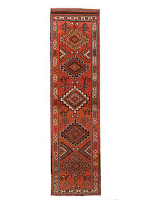  Herki Vintage Dywan 85X322 Orientalny Tkany Ręcznie Chodnik Dywanowy Ciemnoczerwony/Czarny (Wełna, )
