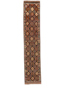  Herki Vintage Dywan 83X410 Orientalny Tkany Ręcznie Chodnik Dywanowy Brunatny/Czarny (Wełna, )