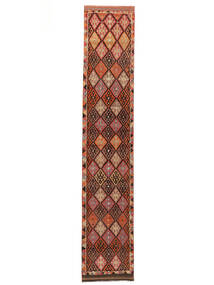 80X412 Dywan Herki Vintage Dywan Orientalny Tkany Ręcznie Chodnik Dywanowy Ciemnoczerwony/Brunatny (Wełna, Turcja)