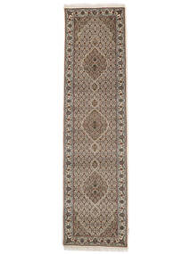 80X300 Dywan Tebriz Royal Dywan Orientalny Tkany Ręcznie Chodnik Dywanowy Brunatny/Beżowy (Indie)
