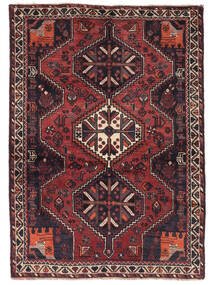 Dywan Orientalny Sziraz 125X174 Czarny/Ciemnoczerwony (Wełna, Persja/Iran)