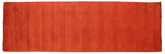 Handloom fringes Dywan - Rdzawa czerwień / Czerwony