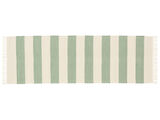 Cotton stripe Dywan - Miętowa zieleń